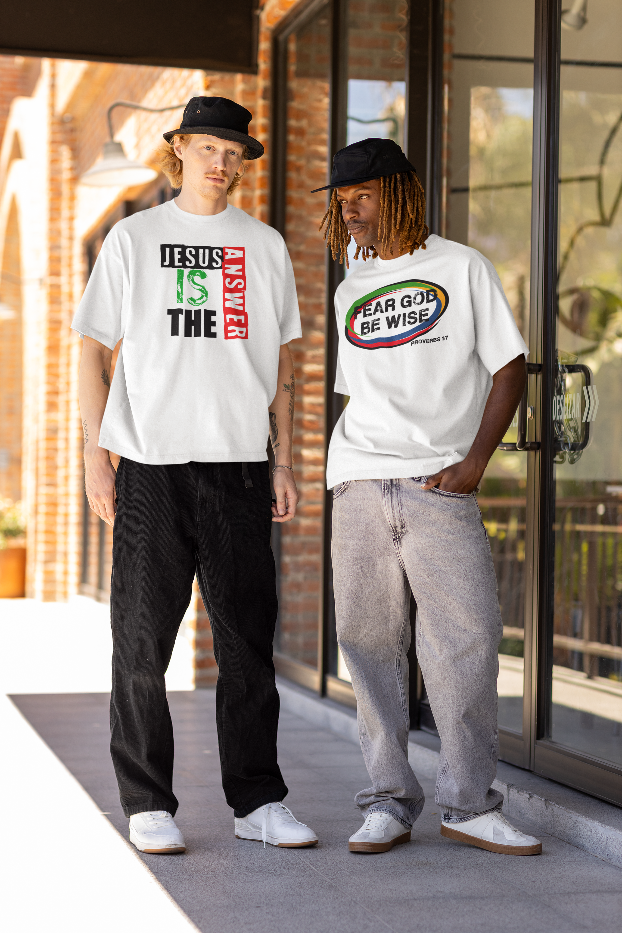 Proverbs 1:7 Oversized Heavyweight T-Shirt